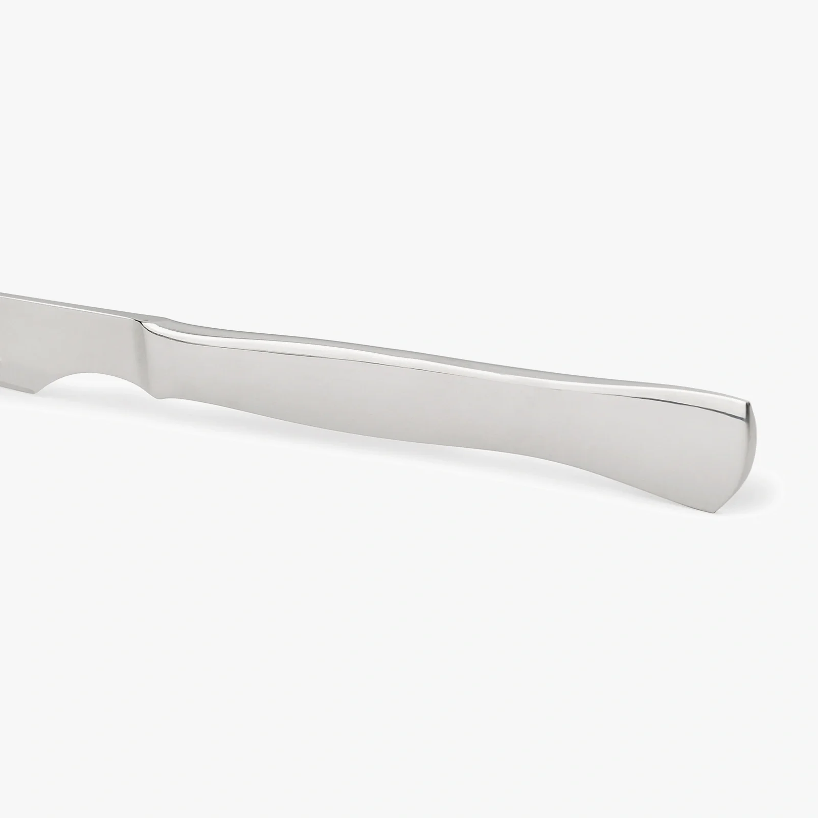 Faca de Mesa Lâmina Lisa 110mm Aço Inoxidável Monobloco