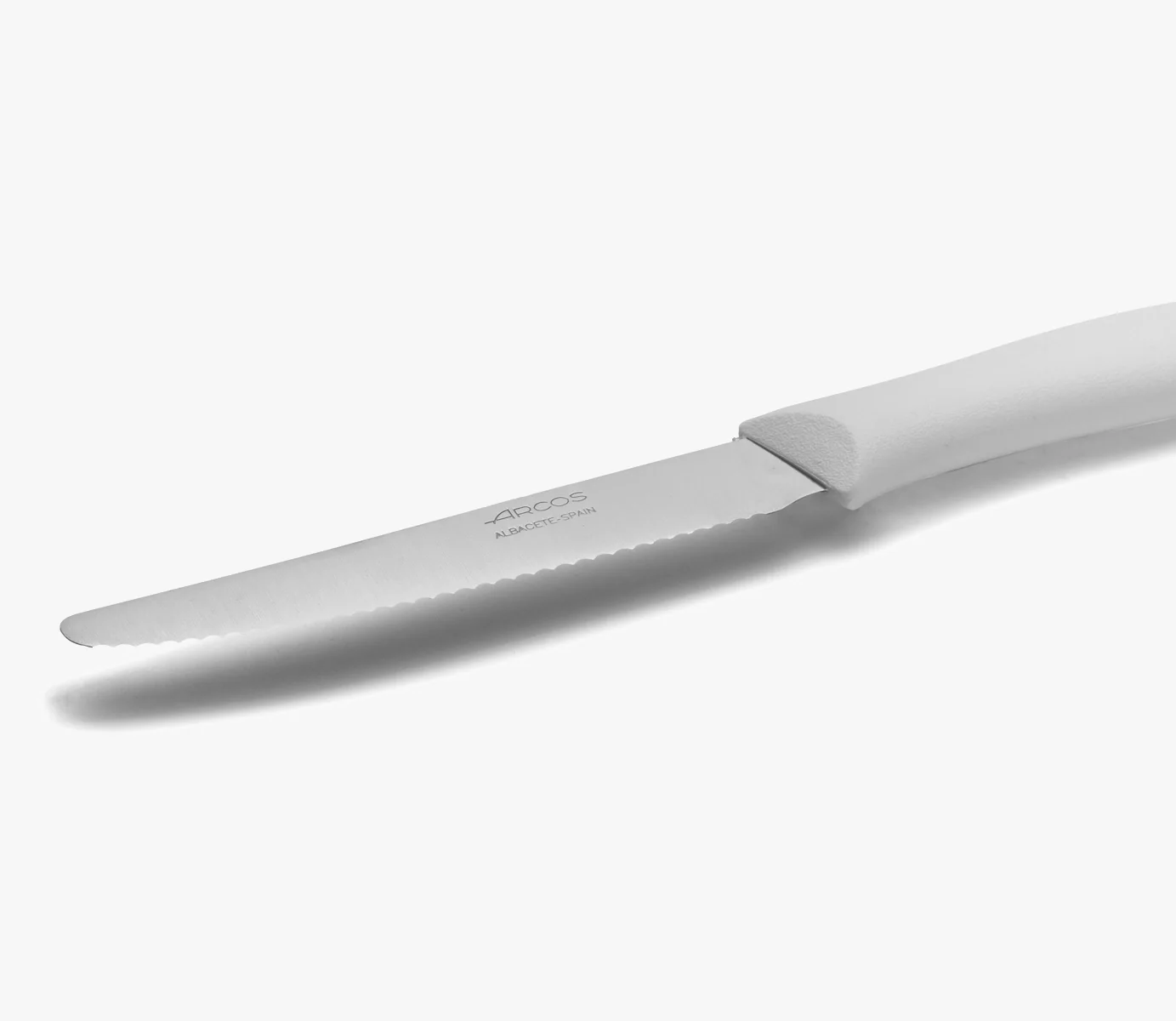 Faca de Mesa Serrilhada 100 mm Aço Inoxidável com Cabo Polipropileno