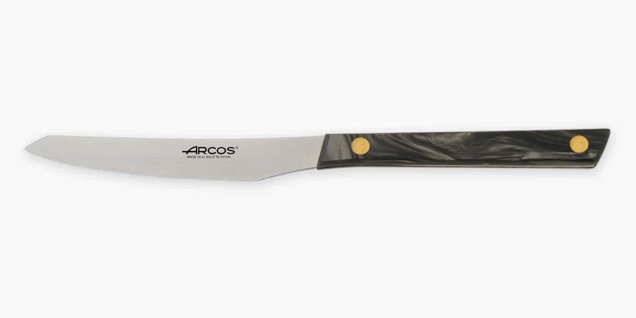 Faca de Mesa Serrilhada 100 mm Aço Inoxidável NITRUM