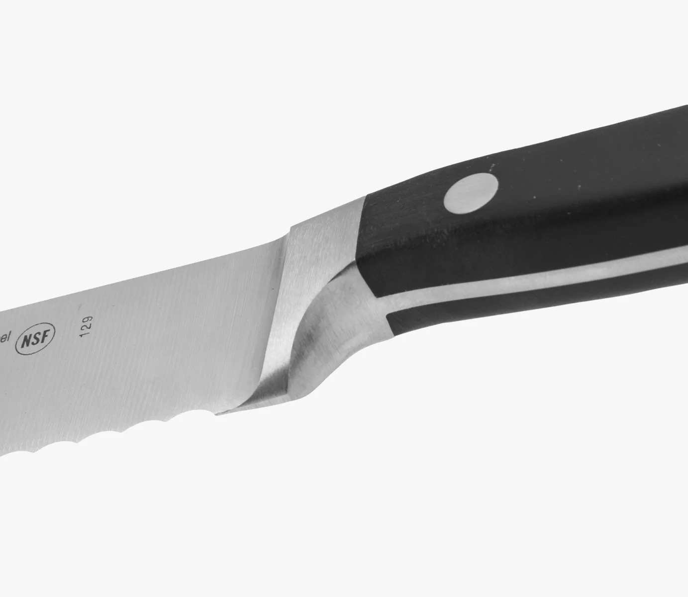Faca de Pão Profissional 180 mm Lâmina Forjada NITRUM®