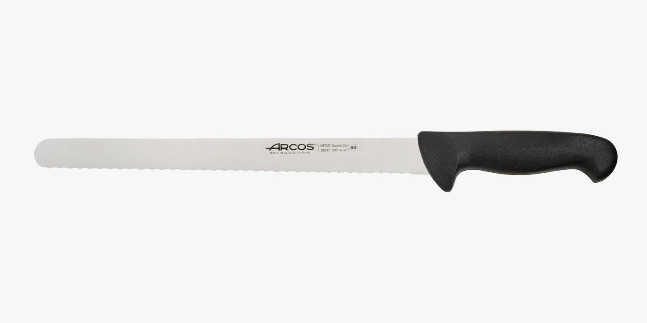 Faca de Pasteleiro 300 mm Serrilhada Flexível | Lâmina NITRUM