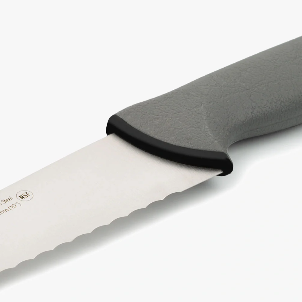 Faca de Pasteleiro Serrilhada 250mm Aço Inoxidável NITRUM