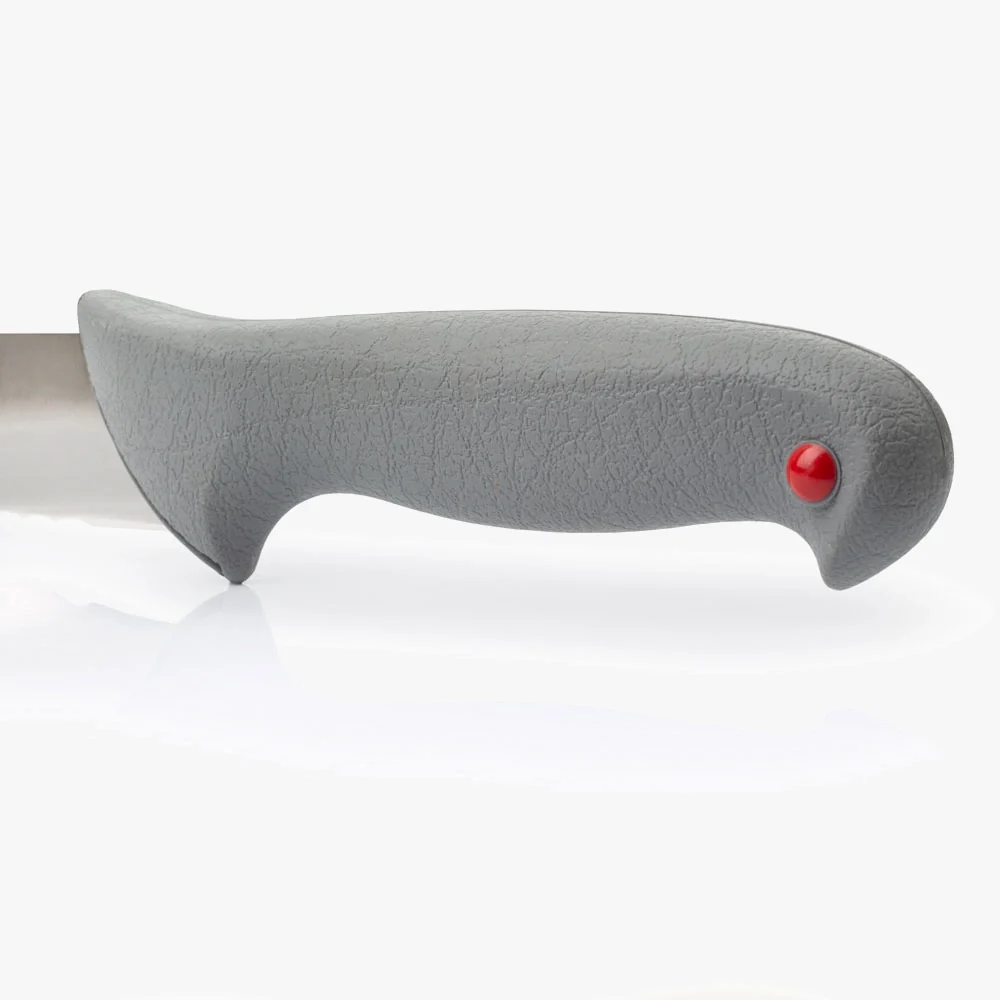 Faca de Pasteleiro Serrilhada 300 mm - Cabo Ergonómico Cinzento