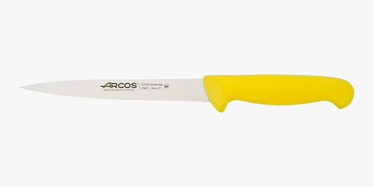 Faca para Peixe Profissional – Lâmina 170mm Aço Nitrum