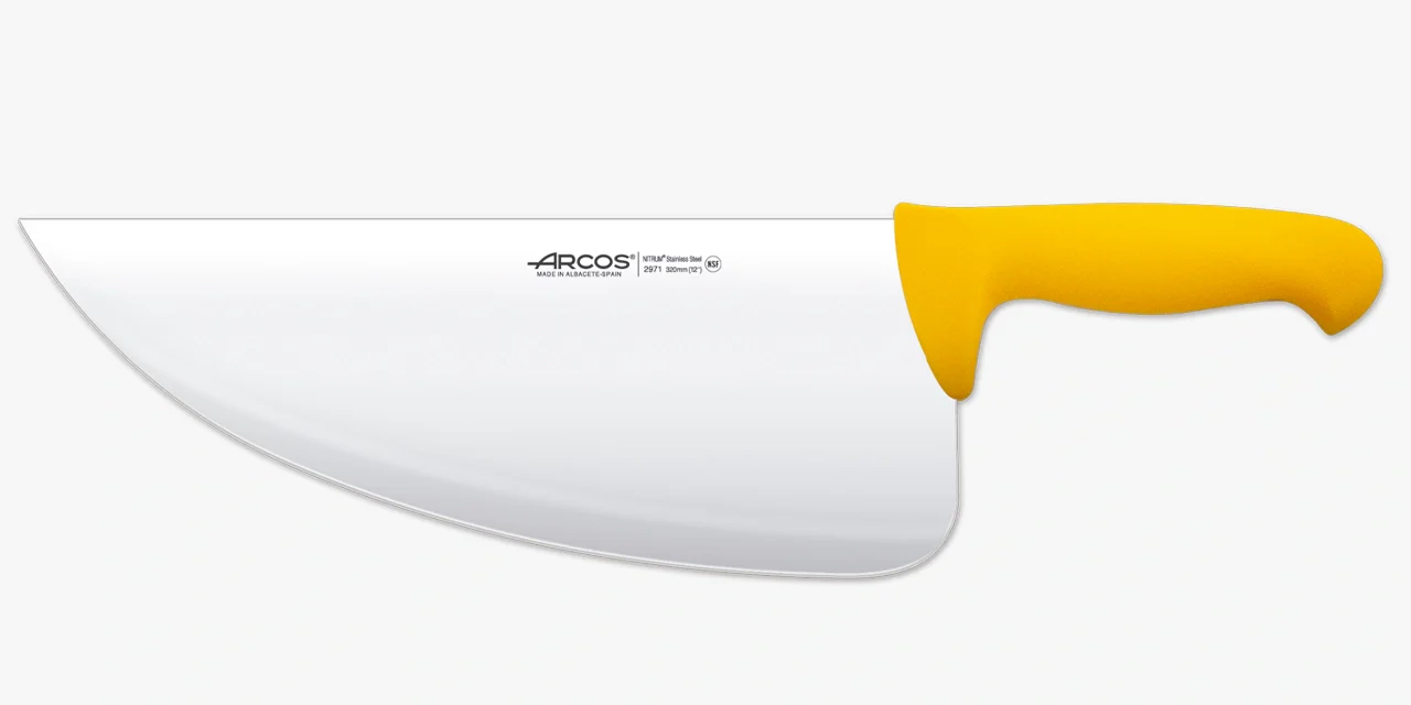 Faca de Peixe Profissional 33 cm Lâmina Nitrum Cabo Amarelo
