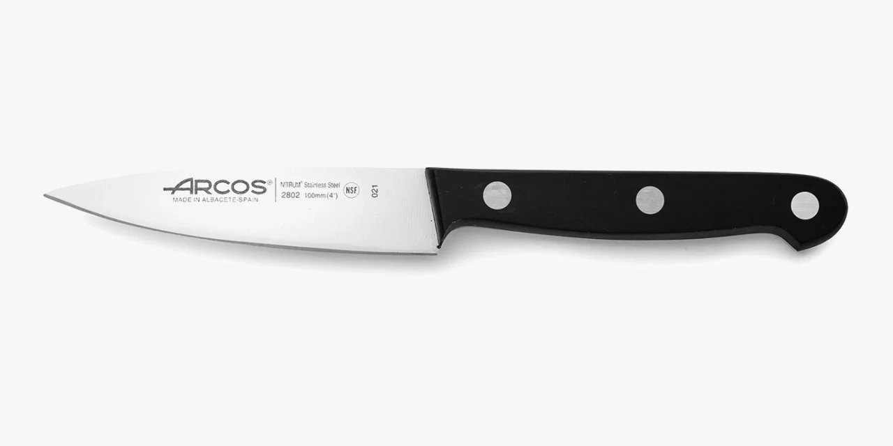 Faca Pelador Profissional Lâmina 100 mm Aço Inoxidável NITRUM