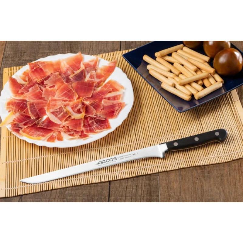 Faca de Presunto Forjada 250mm Aço Inoxidável NITRUM