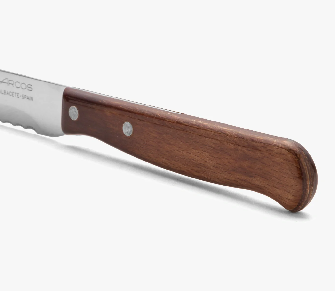 Faca para Queijo Serrilhada 105 mm com Cabo de Madeira