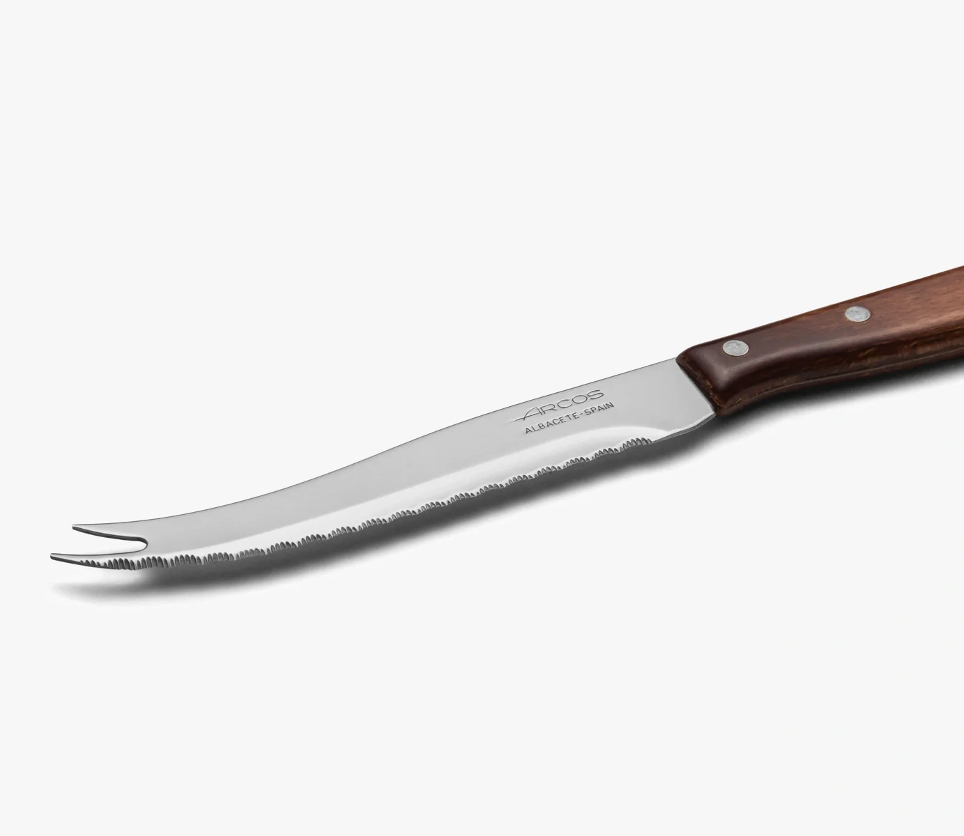 Faca para Queijo Serrilhada 105 mm com Cabo de Madeira
