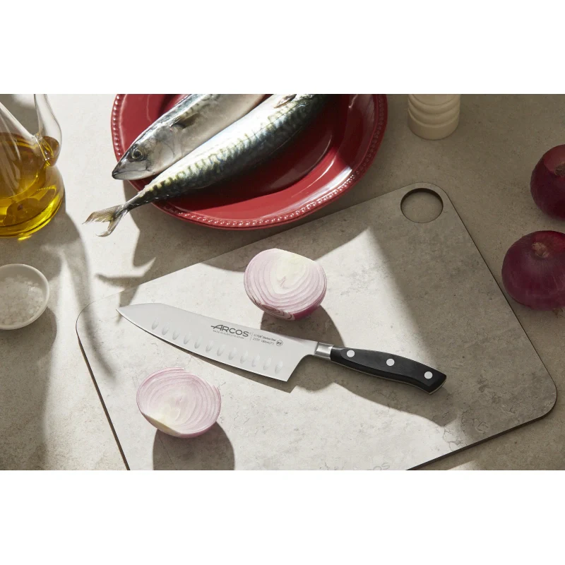 Faca Santoku 180 mm Lâmina Aço Inoxidável Forjado NITRUM