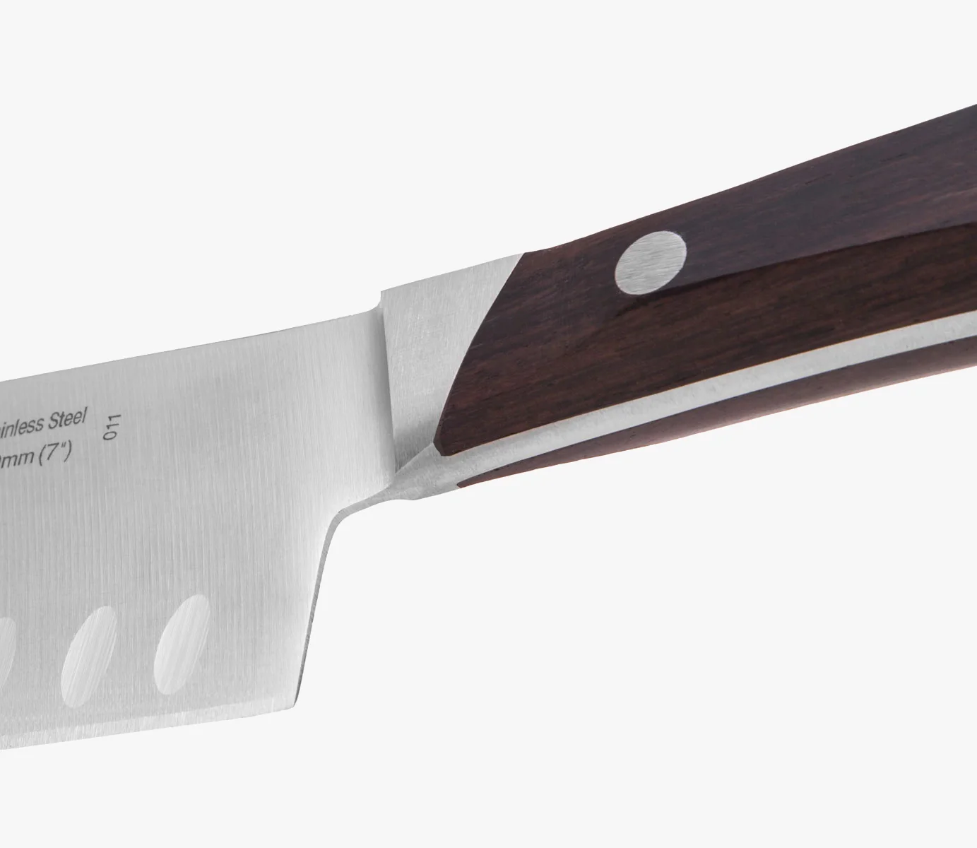 Faca Santoku Profissional 180 mm Aço NITRUM Cabo Ergonómico