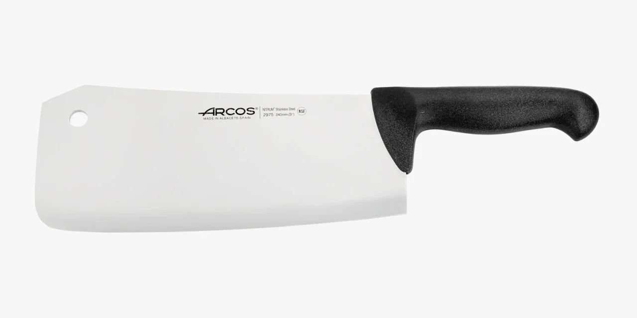 Faca de Talhante Profissional Lâmina 240 mm Aço Inoxidável NITRUM
