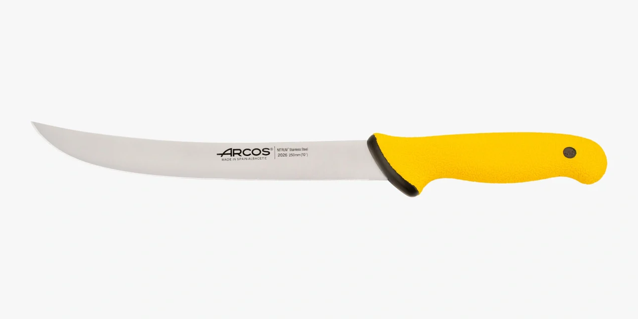 Faca de Talho Curva 250 mm para Cozinha Profissional