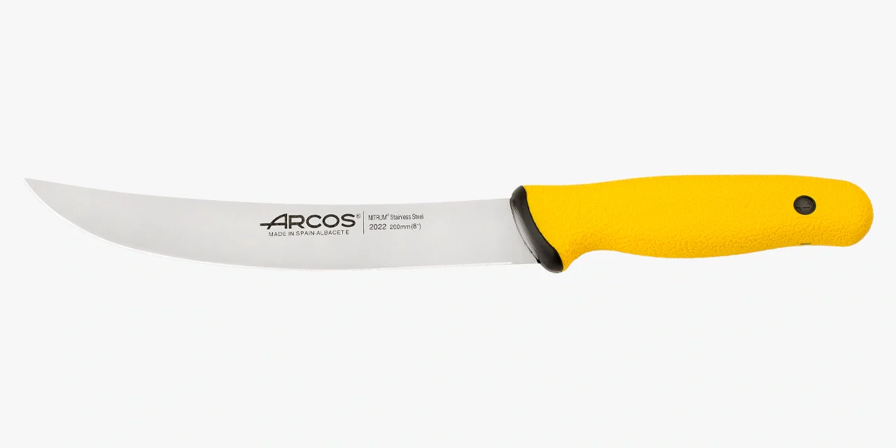 Faca de Talho Curva Série Duo Pro para Corte Preciso em Cozinha Profissional
