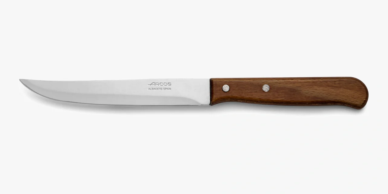 Faca Utilitária 127 mm com Cabo de Madeira para Cozinha Profissional