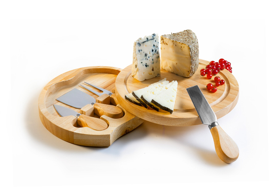 Conjunto de Facas para Queijo - 4 Peças em Aço Inoxidável