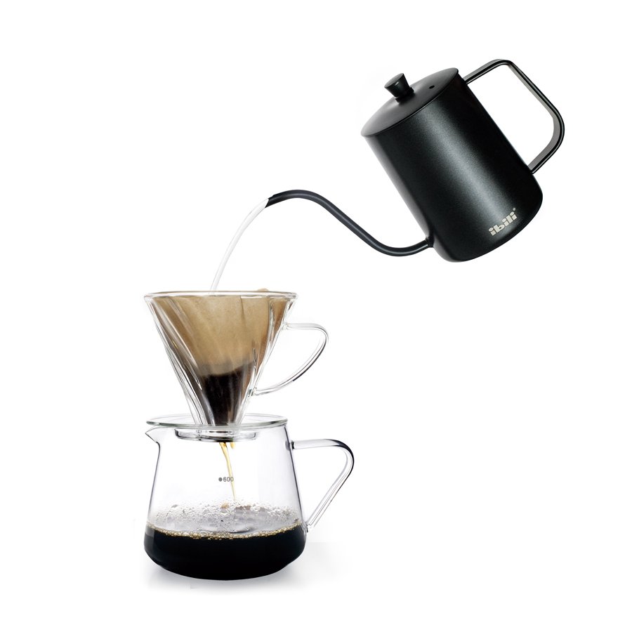 Fervedor de Água para Slow Coffee com Bico Pescoço de Cisne