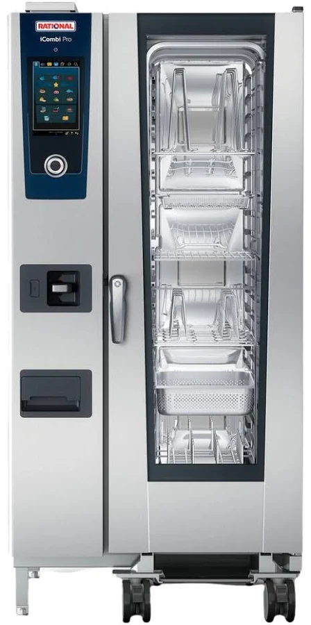 Forno Combinado Elétrico 20 Níveis GN 2/1 para Grande Produção