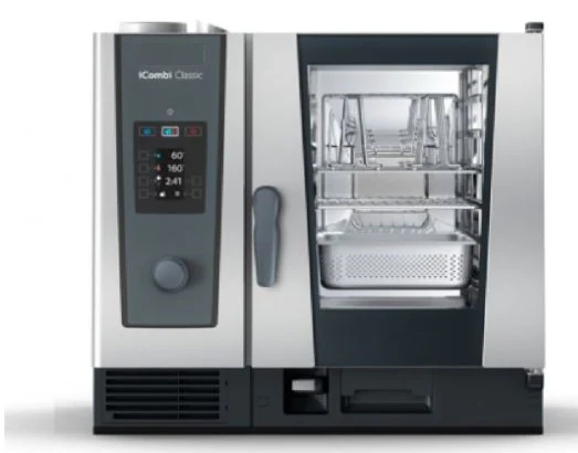 Forno Combinado 6x 2/1 GN a Gás GLP para Cozinha Profissional