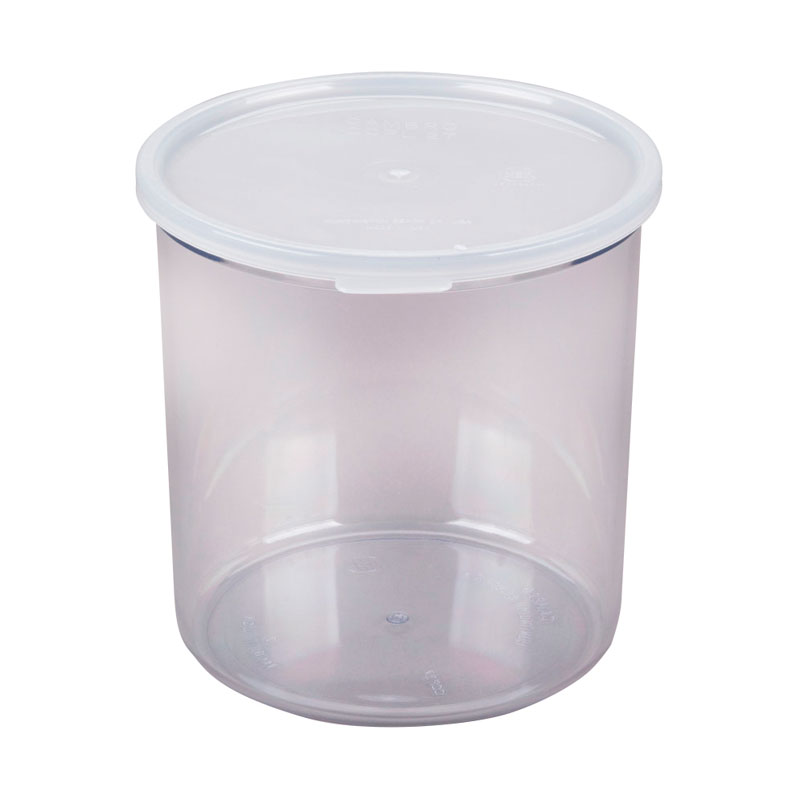 Frasco para Buffet Plástico Transparente 17.2 cm Ø x 11 cm Altura