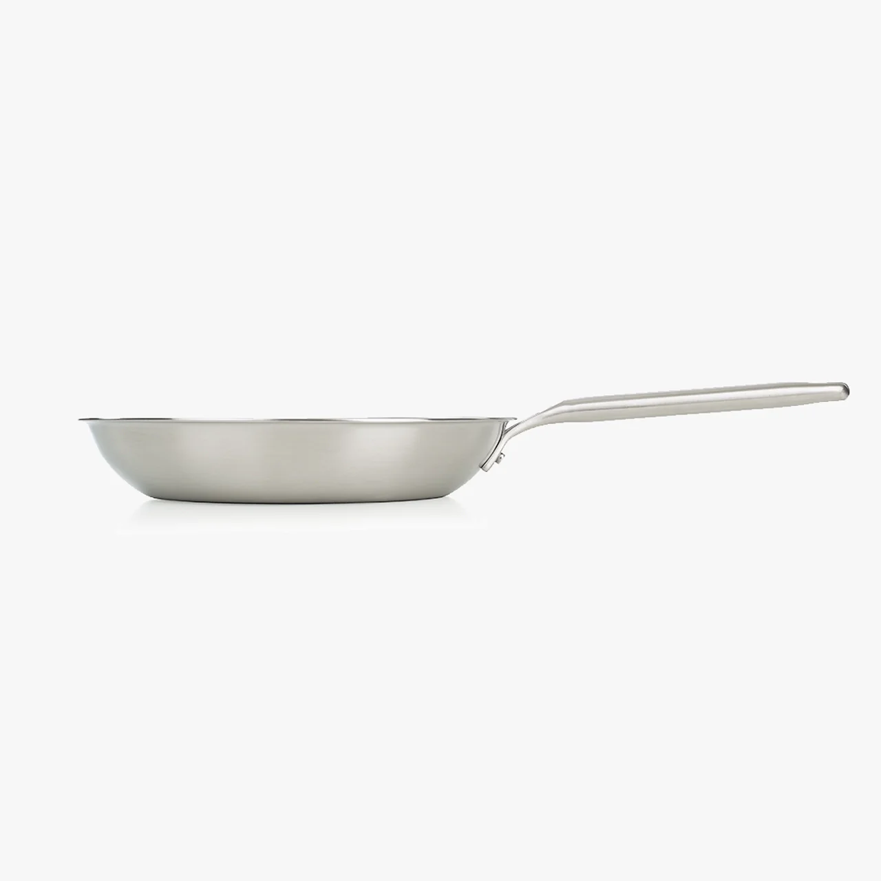 Frigideira Aço Inoxidável Tricapa 28 cm — Sem Antiaderente