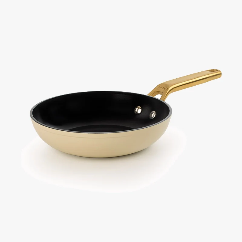 Frigideira Antiaderente Cerâmica 20 cm Alumínio Forjado Cabo Inox