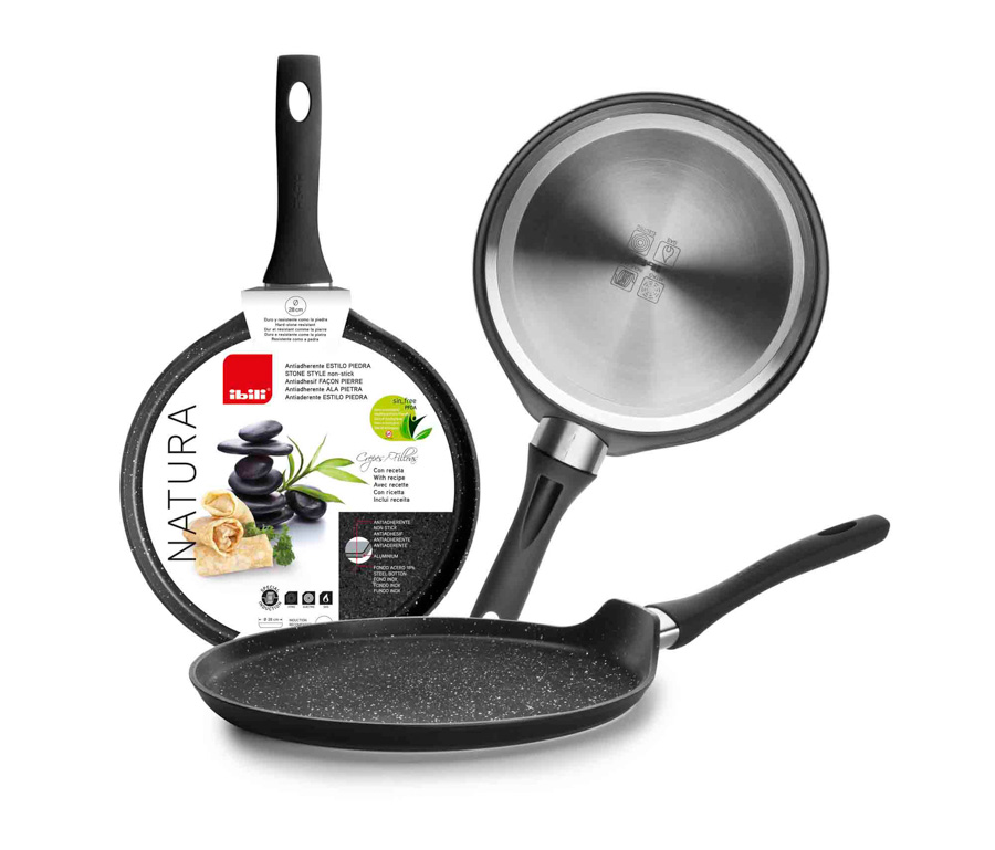 Frigideira para Crepes Profissional 28 cm Indução