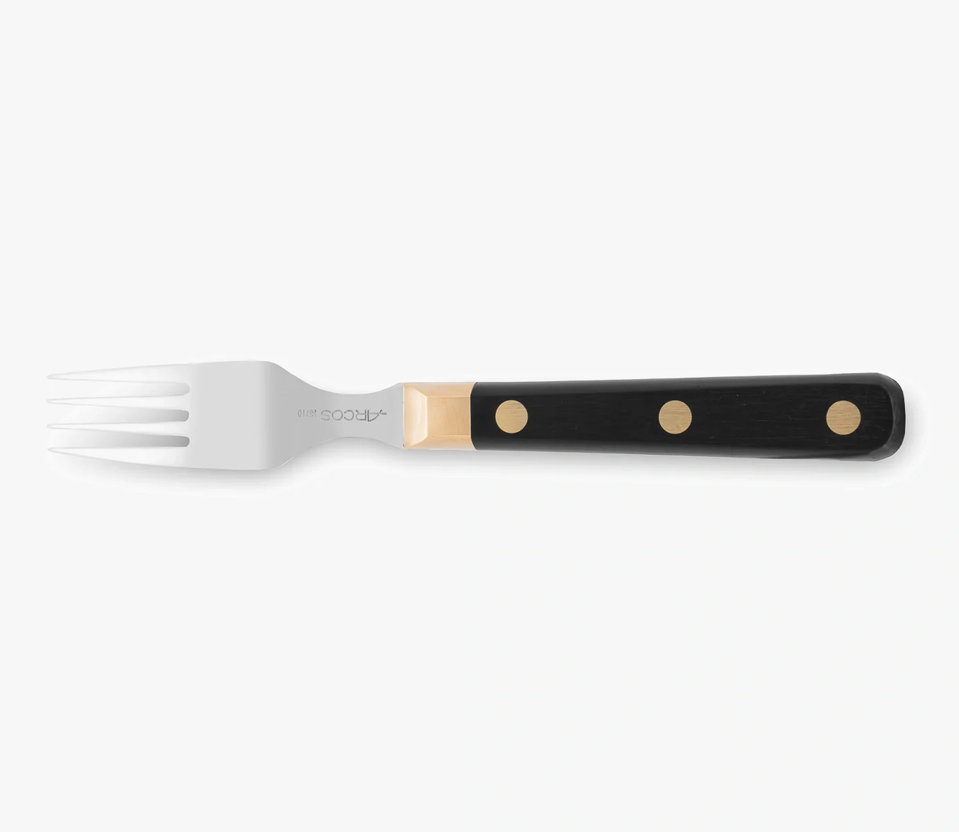 Garfo e Faca de Carne Lâmina 200mm Aço Inox Nitrum Cabo POM