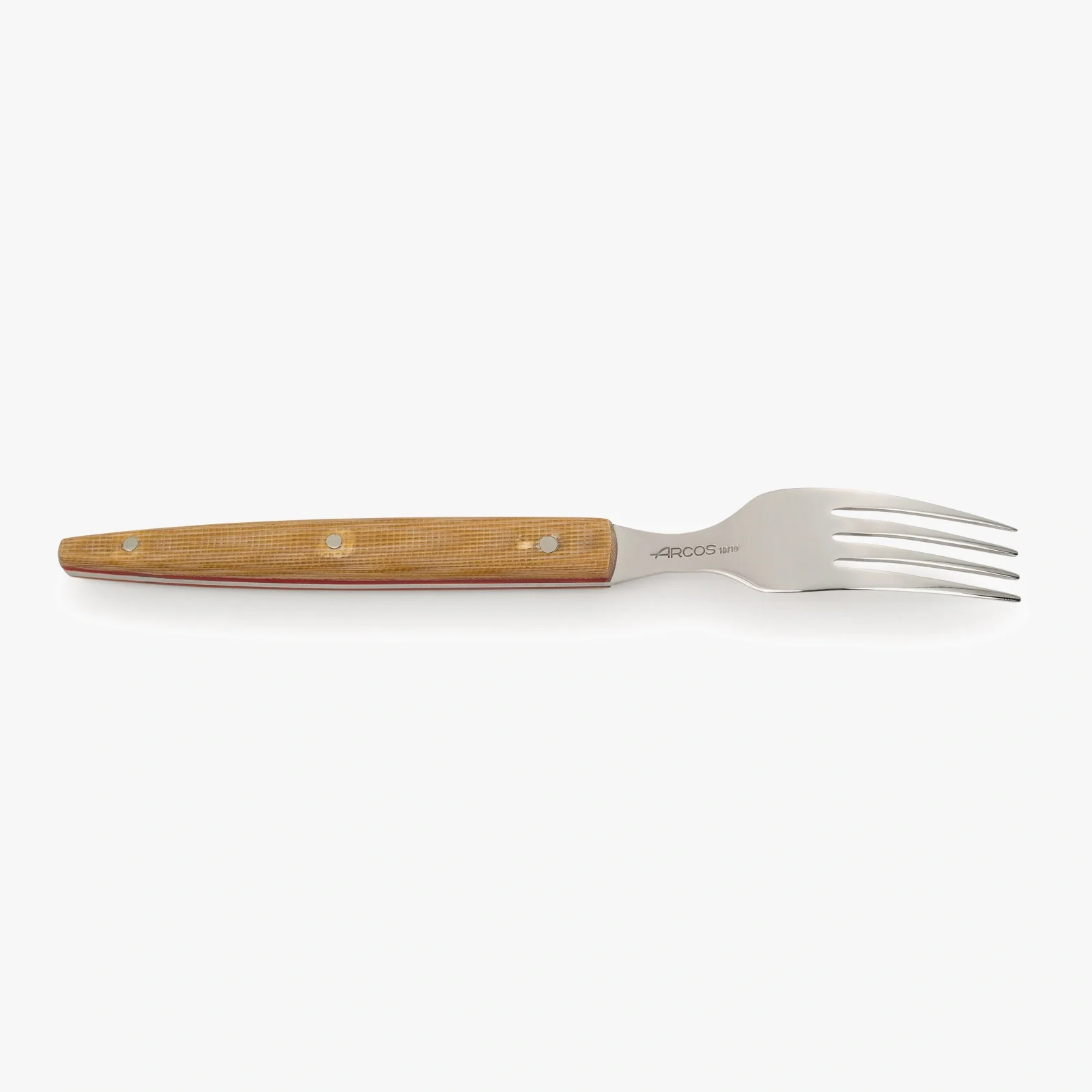 Garfo de Mesa 220 mm Aço Inoxidável 18/10 Cabo Micarta