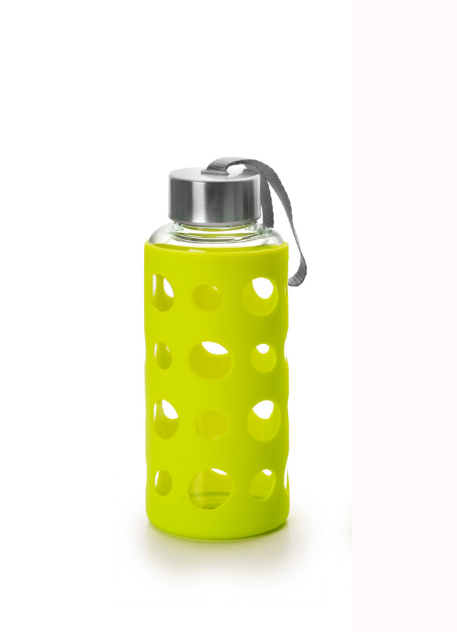 Garrafa de Vidro 550 ml Verde para Serviço de Mesa Reutilizável