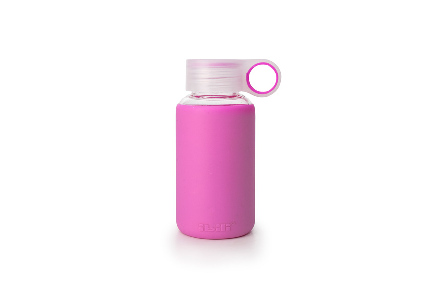 Garrafa de Vidro Borosilicato 200 ml com Proteção Silicone