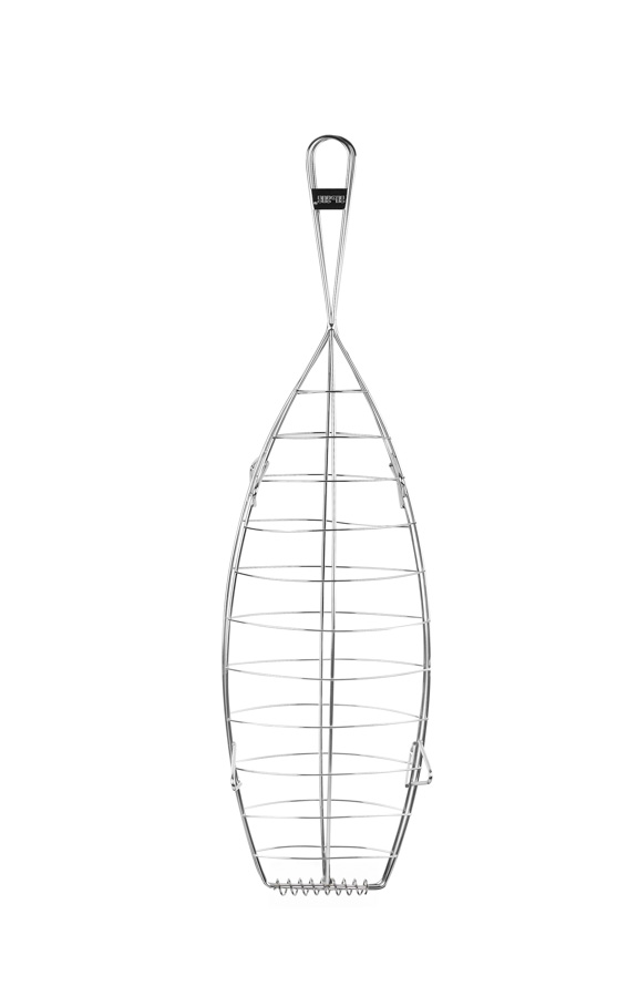 Grelha para Peixe em Aço Inoxidável 45 cm para Forno Profissional