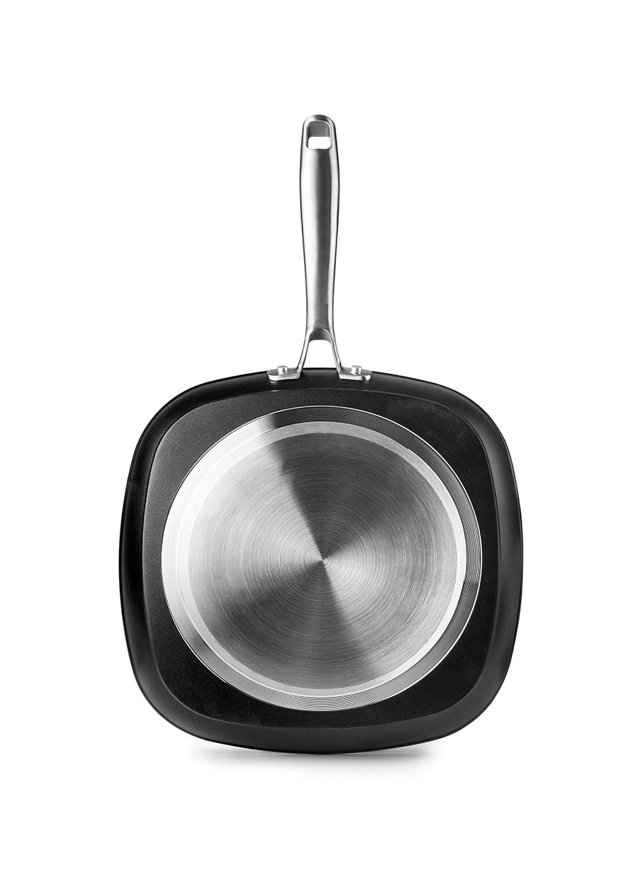 Grelhador Antiaderente 28 cm Indução | Alumínio Forjado