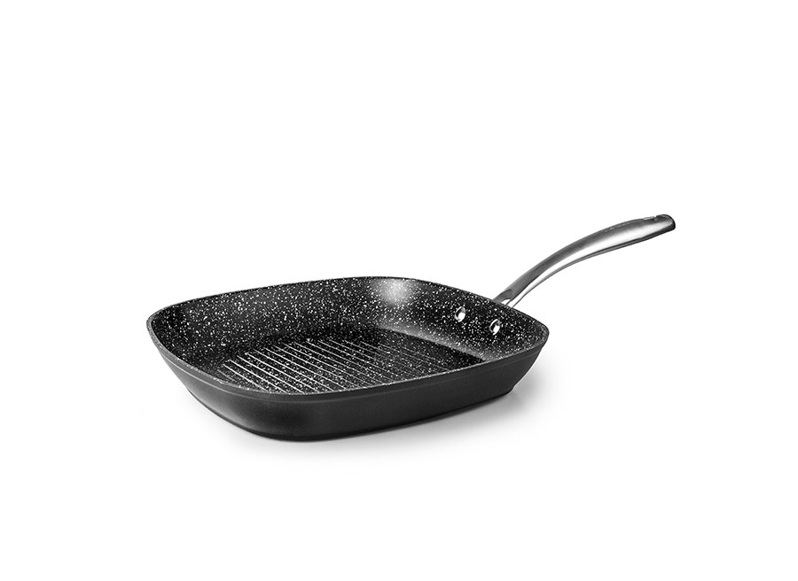 Grelhador Antiaderente 28 cm Indução | Alumínio Forjado