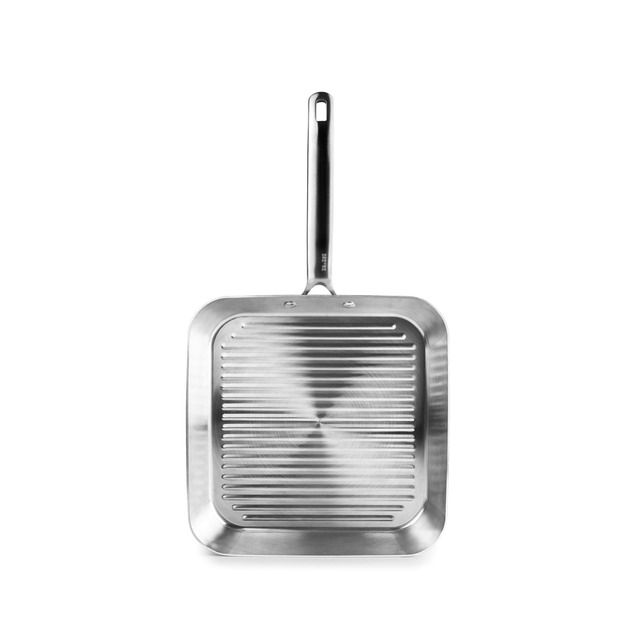 Grelhador Ondulado 24 cm 5 Camadas para Cozinha Profissional