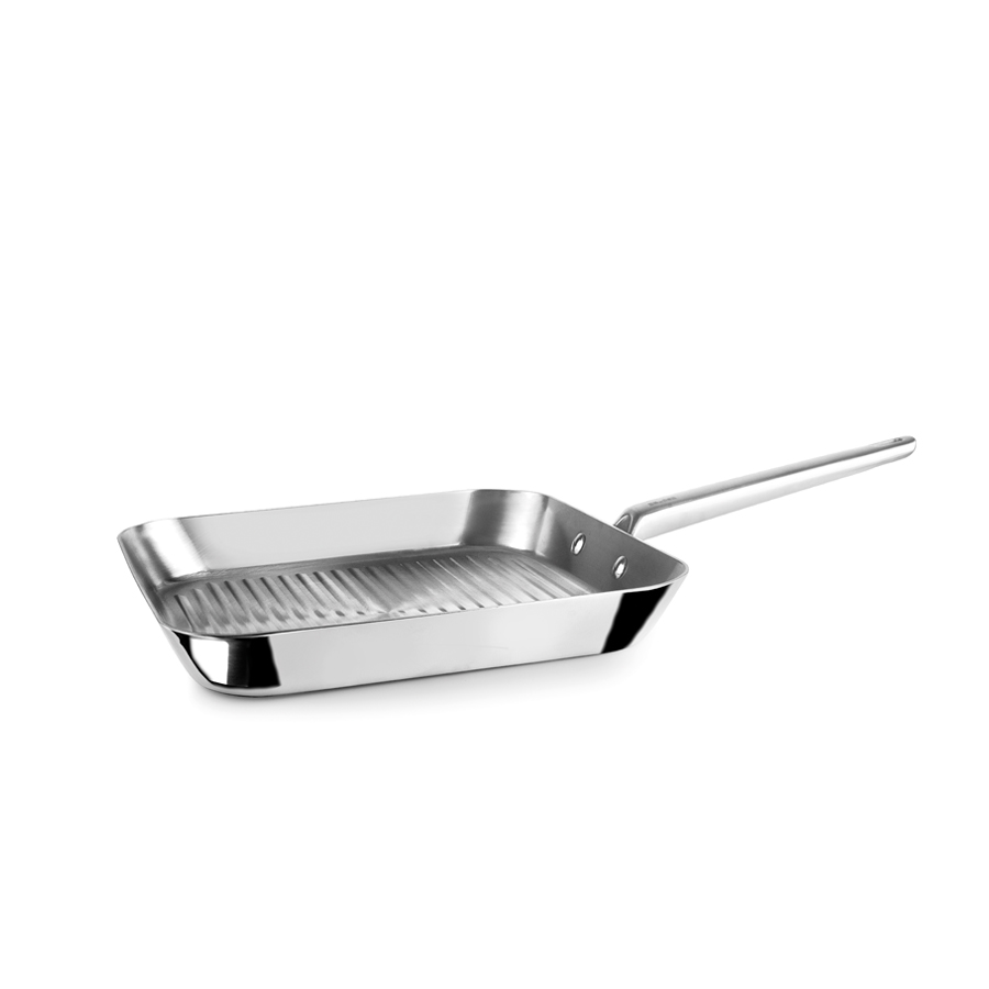 Grelhador Ondulado para Cozinha Profissional 28 cm