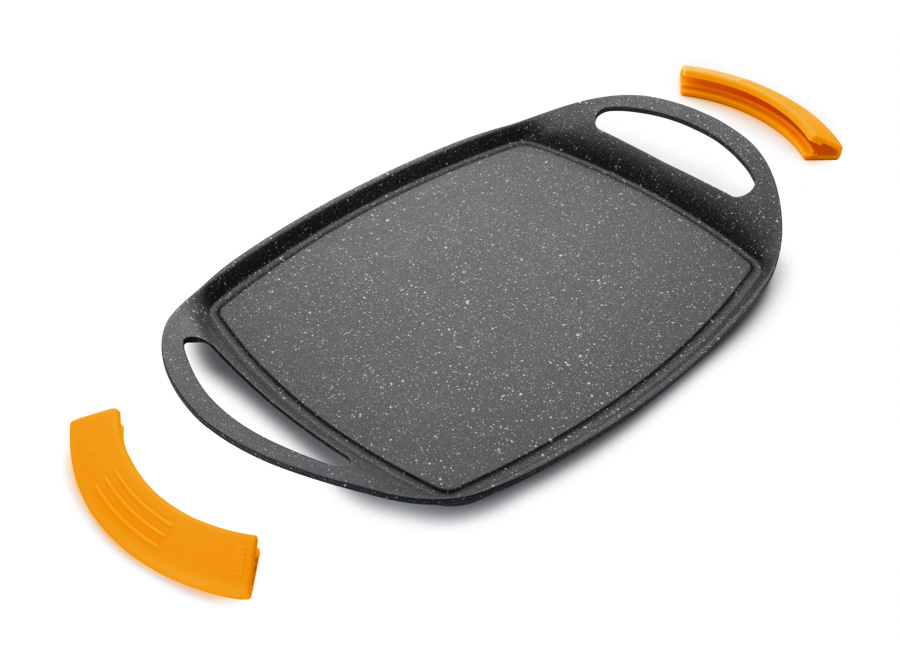 Grelhador Plancha 36x22,5 cm Alumínio Fundido Indução