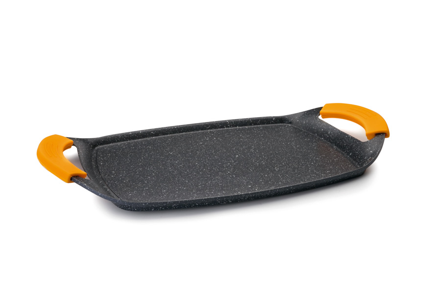 Grelhador Plancha 36x22,5 cm Alumínio Fundido Indução