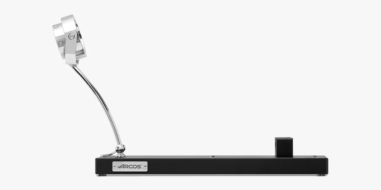 Jamonero Profissional Rotativo Inclinável em Aço Inoxidável 530mm