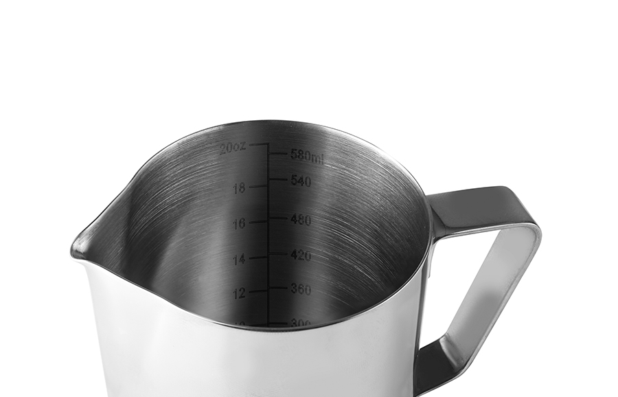 Leiteira Aço Inoxidável 350 ml para Cafetaria Profissional