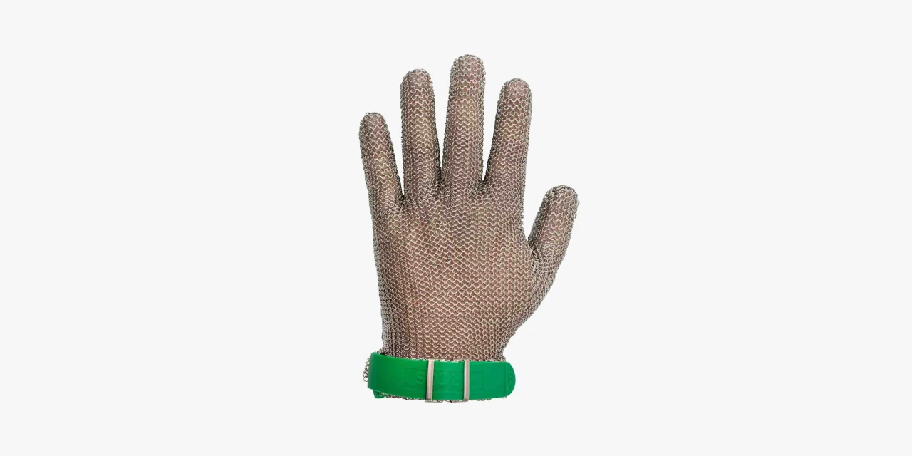 Luva de Proteção Anticorte Malha Aço Inoxidável XXS (210 mm)