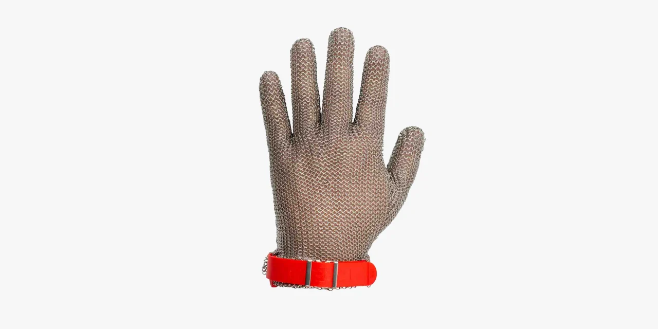 Luvas de Proteção Anticorte Aço Inoxidável Tamanho M para Cozinha Profissional