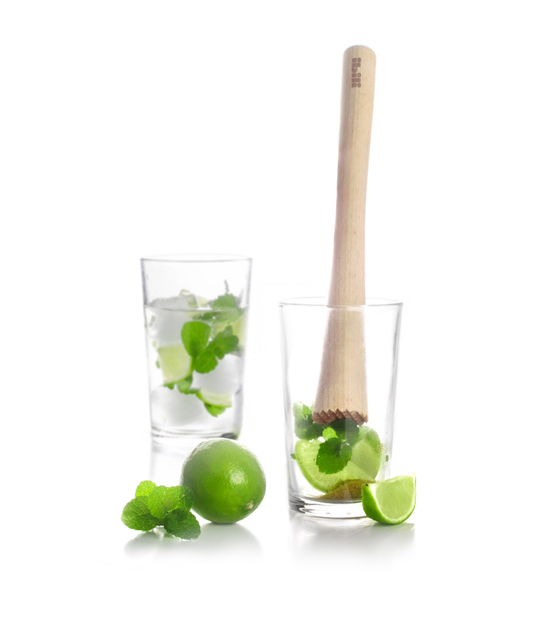 Macerador de Cocktail em Madeira de Faia