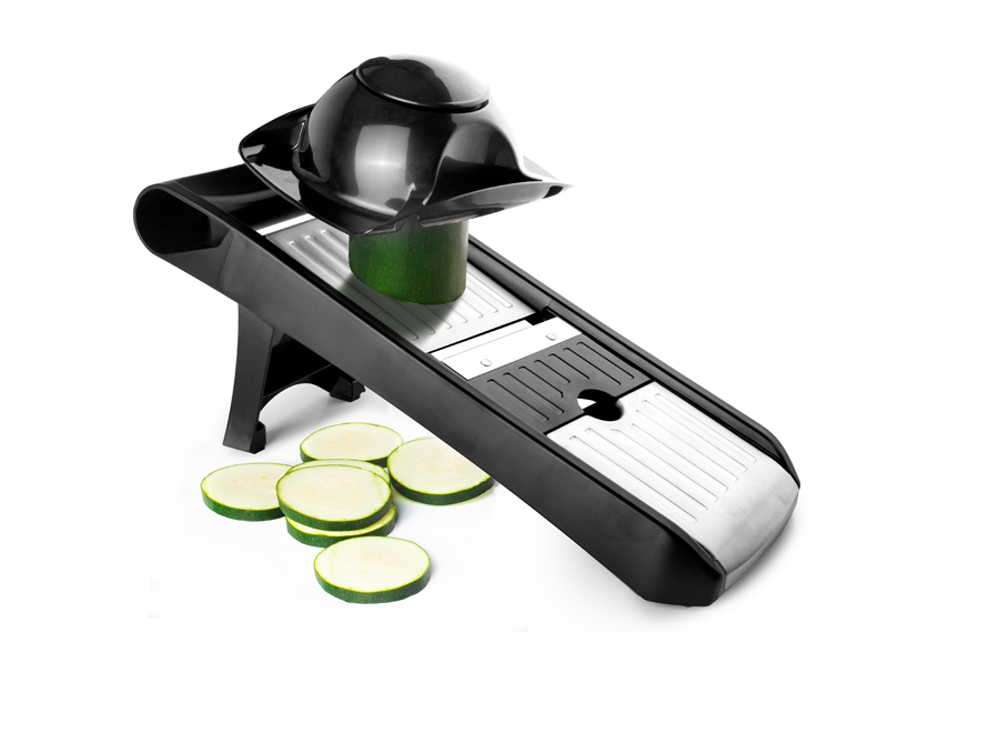Mandolina de Cozinha Ajustável com Lâminas Intercambiáveis