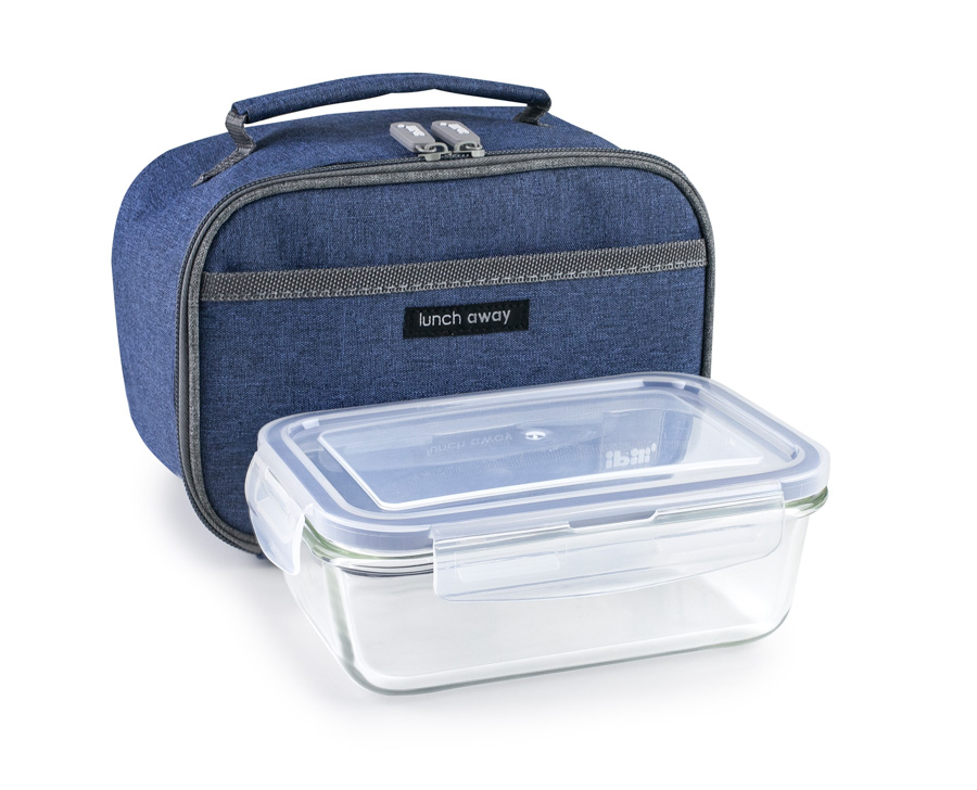 Marmita Porta Alimentos Azul Borosilicato para Profissionais