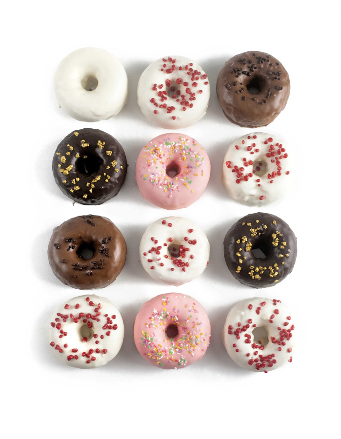 Molde Doughnut Silicone 7 Cavidades para Pastelaria Profissional