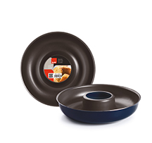 Molde Savarin Profissional Alumínio Azul 26 cm