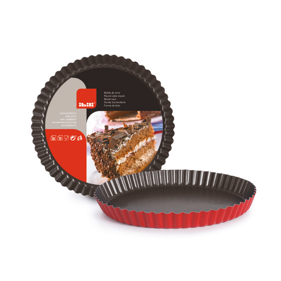 Molde para Tarte Frisado em Alumínio 32 cm