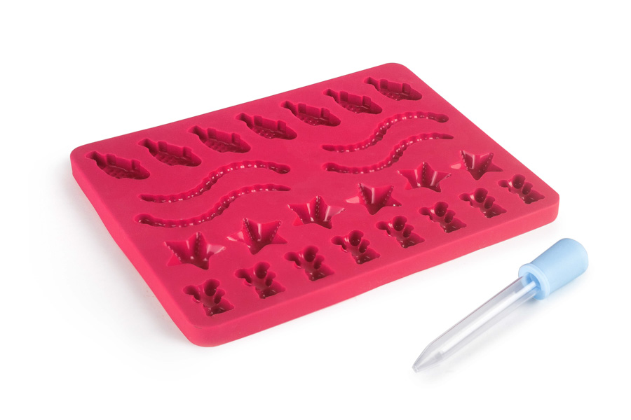 Moldes de Silicone para Gomas - Conjunto de 2 Peças