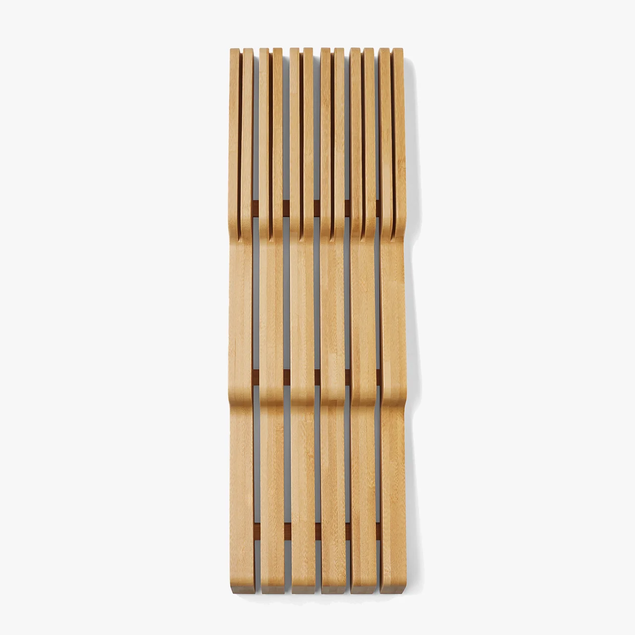 Organizador de Facas para Gaveta, Bambu, 39x432x139 mm